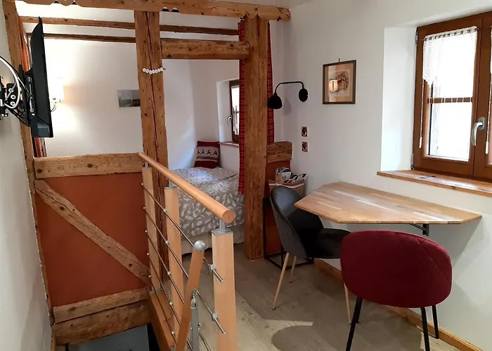 Charmante Maisonnette Alsacienne Avec Terrasse, Climatisation Et Alcove Pres De Colmar - Fr-1-744-8
